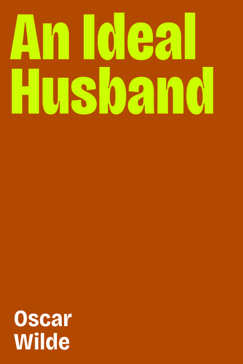 Cover of An Ideal Husband