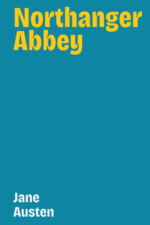 Cover of Northanger Abbey