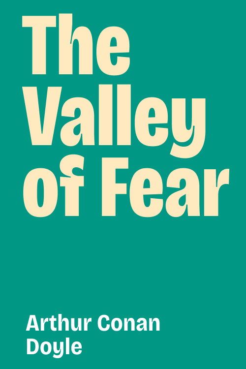 Cover of The Valley of Fear