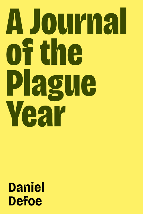 Cover of A Journal of the Plague Year