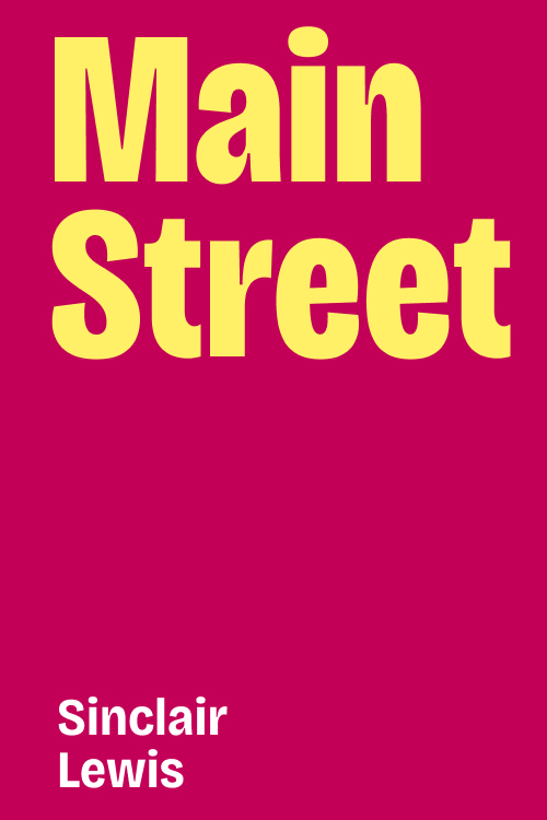 Cover of Main Street